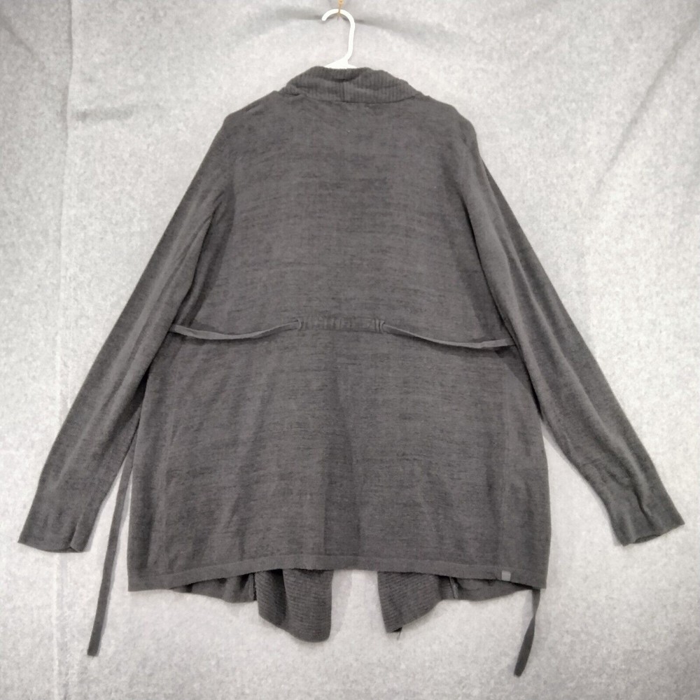 Barefoot Dreams Gray Cozy Chic Ultra Lite Open Cardigan Womens Size XL - Picture 9 of 11
